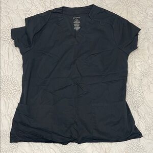 Jaanuu Classic Black Scrub Top